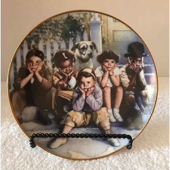 The Little Rascals 8" Decorative Plate Collectors Limited Edition Fran… - Picture 1 of 7